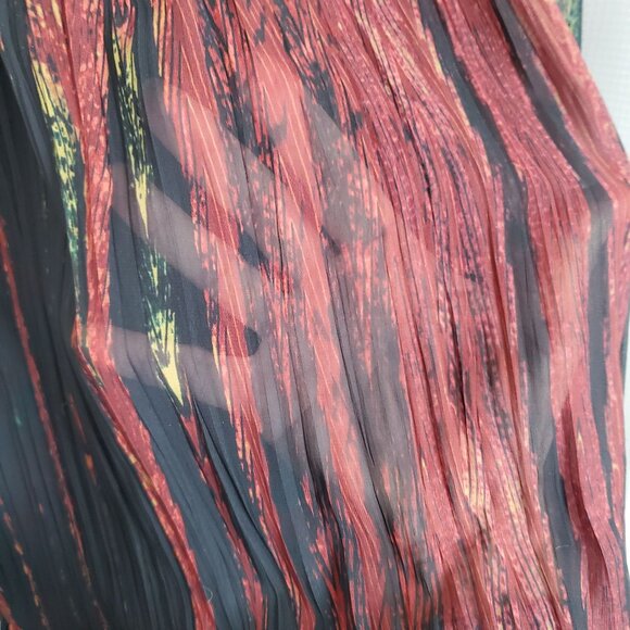 Love Kyla Size L Dress Maxi Flowy Boho Chic Tassel Tiered Long Sleeve - Picture 16 of 16